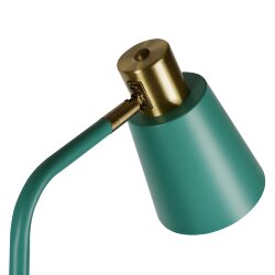 UML-T700 E27 GREEN Торшер напольный под лампу Е27, 40W, с регулировкой наклона, Механический выключатель, Зелёный