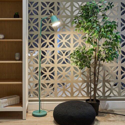 UML-T700 E27 GREEN Торшер напольный под лампу Е27, 40W, с регулировкой наклона, Механический выключатель, Зелёный - фото 9