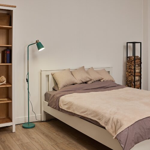 UML-T700 E27 GREEN Торшер напольный под лампу Е27, 40W, с регулировкой наклона, Механический выключатель, Зелёный - фото 10