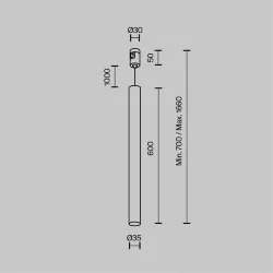 Трековый подвесой светильник Фокус / Focus Led Flarity 4000K 5Вт 30° (Черный) TR156-1-5W4K-B