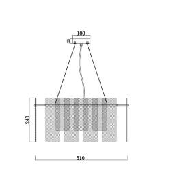 Подвесной светильник Freya FR5198PL-06CH (Хром)