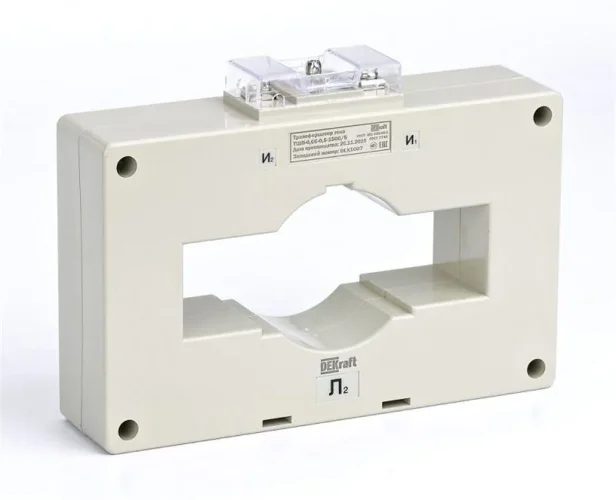 Трансформатор тока ТШП-0.66 2500/5А кл. точн. 0.5 15В.А d100мм DEKraft 50161DEK - фото
