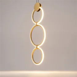 Подвесной светильник Link 3000К 25Вт (Черный и Латунь)