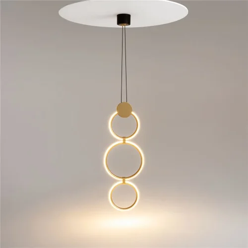 Подвесной светильник Link 3000К 25Вт (Черный и Латунь) - фото 8