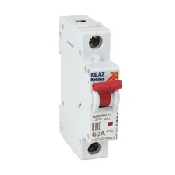 Выключатель нагрузки модульный 1п 20А OptiDin BM63P УХЛ3 КЭАЗ 332973