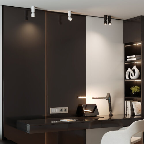 Светильник накладной поворотный светодиодный Spot 8W 4000K белый - Фото 3