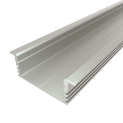 Профиль врезной широкий алюминиевый LC-LPV-1234-2 Anod