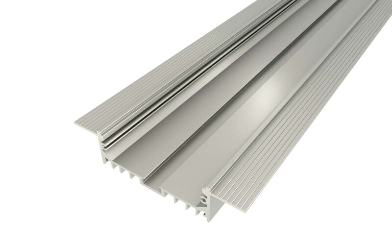 Профиль алюминиевый под шпаклевку LC-LPSH-2090-2 Anod - фото