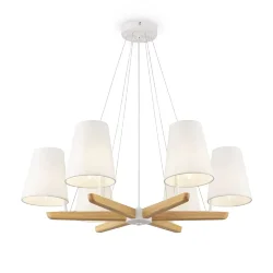 Подвесной светильник Freya FR8019PL-06W (Дерево)