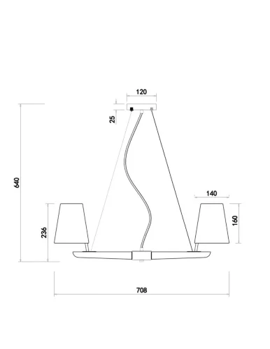 Подвесной светильник Freya FR8019PL-06W (Дерево) - фото 2