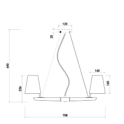 Подвесной светильник Freya FR8019PL-06W (Дерево)