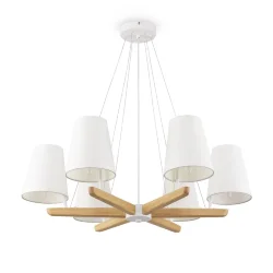 Подвесной светильник Freya FR8019PL-06W (Дерево)