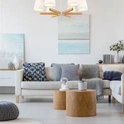 Подвесной светильник Freya FR8019PL-06W (Дерево)