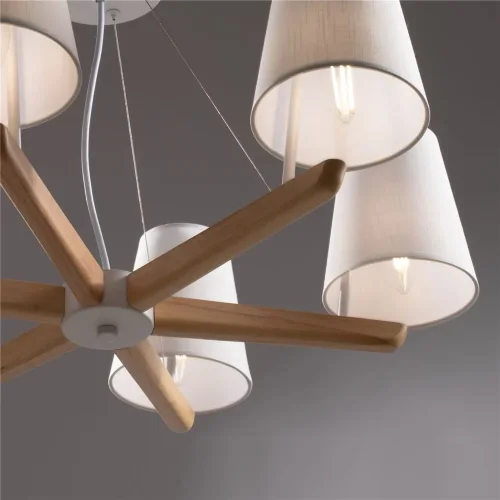 Подвесной светильник Freya FR8019PL-06W (Дерево) - фото 7