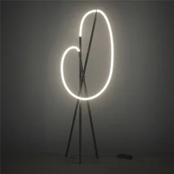 Напольный светильник (торшер) Crochet 3000К 36Вт (Черный)