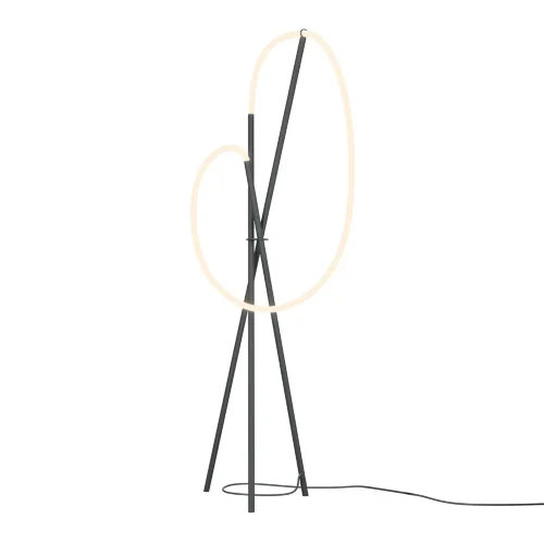 Напольный светильник (торшер) Crochet 3000К 36Вт (Черный) - фото