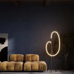 Напольный светильник (торшер) Crochet 3000К 36Вт (Черный)