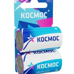 Элемент питания солевой D/R20 (блист.2шт) КОСМОС KOCR202BL