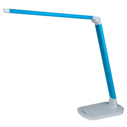 TLD-521 Blue-8W-Светильник настольный-LED-800Lm-5000K-Dimmer-Цвет-синий металлик