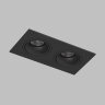 DK3072-BK Встраиваемый светильник, IP 20, 10 Вт, GU5.3, LED, черный/черный, пластик. Фото 3