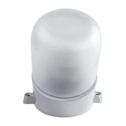 Светильник НББ 19-60-002 'Линда' d110 1х60Вт E27 IP65 t=80град. корпус наклонный сер. Элетех 1005050019