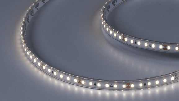 Светодиодная лента DSG 2835 WW 120L-V24-IP65, 2700K, 120 LED, 9,6 W/m, LUX - фото