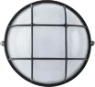 Светильник ЛОН 94 812 NBL-R2-60-E27/BL 1х60Вт E27 IP54 (аналог НПБ 1302 черн. круг с решеткой 60Вт) Navigator 94812 - фото
