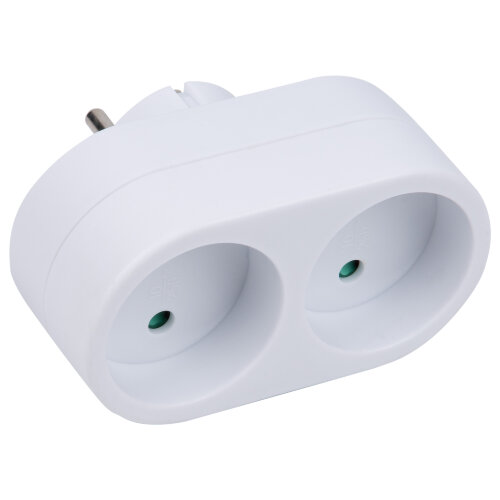 S-ES2-16O WHITE Разветвитель сетевой, б-з, 2 гнезда, 16А, 3500Вт, Белый - фото 6
