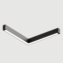 Угловой светильник SMART LINEAR ANGLE 18W DIM 3000K-6000K, черный, Denkirs DK8014-BK