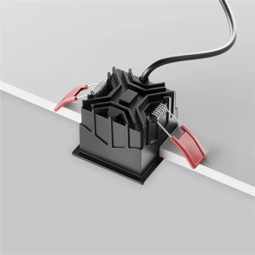 Встраиваемый светильник Alfa LED 3000K 10Вт 60° (Черный) - фото 4