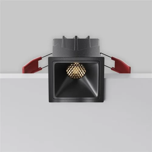 Встраиваемый светильник Альфа / Alfa LED 10 Вт 3000 К 60° (Черный) DL043-01-10W3K-SQ-B-1 - фото 9
