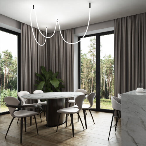 Гибкий неон 336 Led 12 Вт IP20 4200K Full light круглый дневной белый, 8 м - Фото 4