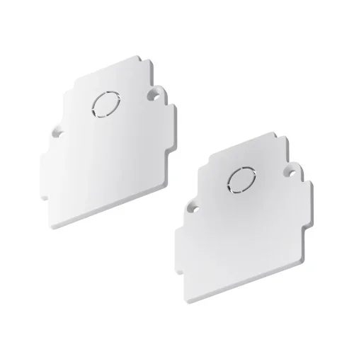 Заглушка торцевая 2шт Gravity встраиваемый белый (Белый) - фото