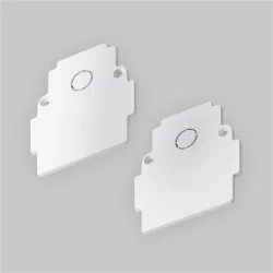 Заглушка торцевая 2шт Gravity встраиваемый белый (Белый)