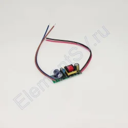 Светодиодный драйвер LD206 (220V, 12W, 22-50V, 350mA)