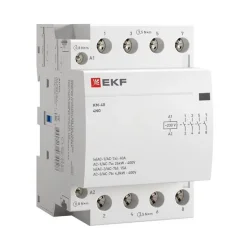 Контактор модульный КМ 40А 4NО (3 мод.) EKF km-3-40-40