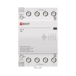 Контактор модульный КМ 40А 4NО (3 мод.) EKF km-3-40-40