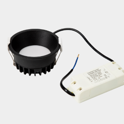 'Светильник светодиодный диммируемый потолочный встраиваемый , серия WL-BQ, Черный, 9Вт, IP44, Нейтральный белый (4000К), BQ009109-BL-NW 005650