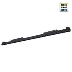 Трековый светильник для низков. шинопровода с переключателем цветовой темперетуры «Novotech» 359627, серия: FLUM (крепление к треку) - Переключение цв. температуры на корпусе светильника