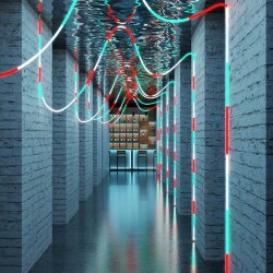 Светодиодная лента герметичная SPI-MOONLIGHT-TOP-F180-D25mm 12V RGB-PX2 360deg (20 W/m, IP65, 3535, 3m, wire x1) (Arlight, Вывод прямой, 3 года)