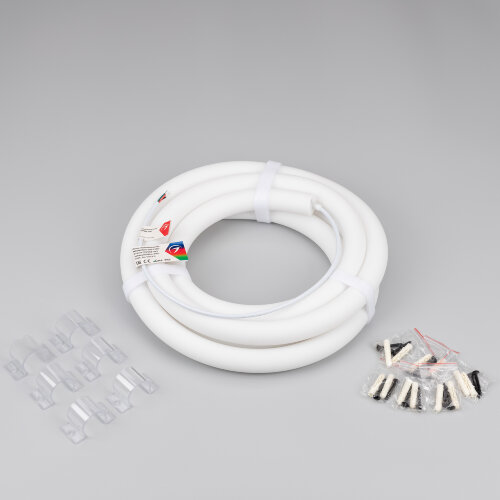 Светодиодная лента герметичная SPI-MOONLIGHT-ТОР-F180-D25mm 12V RGB-РХ2 360deg (20 W/m, IP65, 3535, 3m, wire х1) (Arlight, Вывод прямой, 3 года) 037564 - фото 2