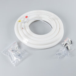 Светодиодная лента герметичная MOONLIGHT-SIDE-A336-D25mm 24V Warm3000 360deg (14.4 W/m, IP65, 2835, 5m, wire x2) (Arlight, Вывод боковой, 3 года)