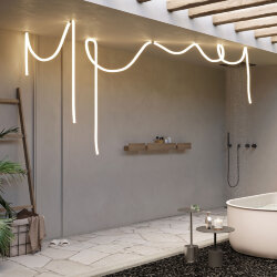 Светодиодная лента герметичная MOONLIGHT-SIDE-А336-D25mm 24V Warm3000 360deg (14.4 W/m, IP65, 2835, 5m, wire х2) (Arlight, Вывод боковой, 3 года) 036274
