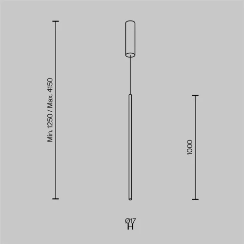 Подвесной светильник Halo 3000-4000К 15Вт (Черный) - фото 10