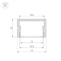 Профиль SILER-3000 ANOD (Arlight, Алюминий)