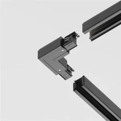 Коннектор угловой внутренний Trinity черный (Черный)