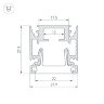 Профиль HR-FACADE-2000 ANOD (Arlight, Алюминий) 034946 - фото 3