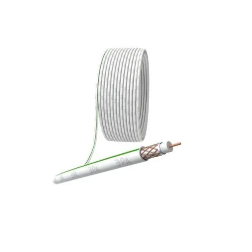 Кабель коаксиальный SAT 703 B.Cu/оплетка Cu 75проц. PVC 75Ом бел. (м) Эра Б0044612 - фото