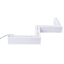 ULO-K19A 40W-4000K-Z40-160 IP40 WHITE Светильник линейный светодиодный подвесной, Зигзагообразный, профиль 50х70мм, Белый свет 4000K, 4000Лм, Алюминий, Цвет белый, TM Uniel