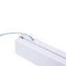 ULO-K19A 40W-4000K-Z40-160 IP40 WHITE Светильник линейный светодиодный подвесной, Зигзагообразный, профиль 50х70мм, Белый свет 4000K, 4000Лм, Алюминий, Цвет белый, TM Uniel - фото 6